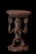 Caryatid Stool - Luba People, D.R.Congo M1