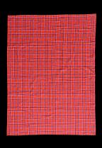 Shuka Plaid Blanket - Maasai People, Kenya