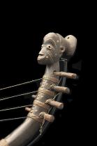 Domu Decorative and Figurative Harp - Mangbetu People, D.R. Congo 4