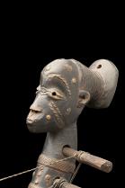 Domu Decorative and Figurative Harp - Mangbetu People, D.R. Congo 5