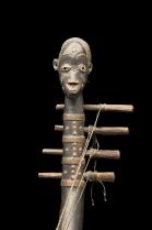 Domu Decorative and Figurative Harp - Mangbetu People, D.R. Congo 7