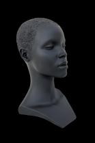 Black Mannequin Head  8