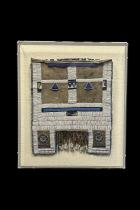 Framed Mapoto Beaded Skirt - Ndebele People, South Africa