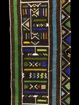 Beaded Blanket Panel (NGURARA)- Ndebele People, South Africa (#3627) 2