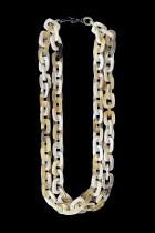 Water Buffalo Horn Chain Necklace 2