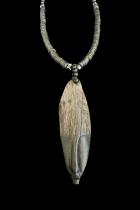 Ebony Wood Pendant Necklace 2