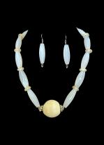 Trade Bead Necklace and Earring Set