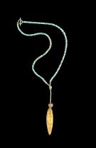 Turquoise and Camel Bone Necklace 3