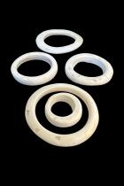 Set of 6 Giant Clam Shell Currency Rings - Papua New Guinea 1
