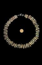 Peacock Biwa Pearl Necklace 2