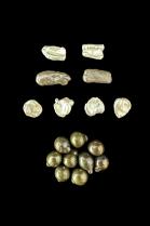 Group of 17 Unusually Shaped Pearl Beads