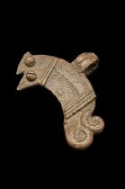 Bronze Chameleon Pendant Amulet - Lobi People (Gan sub Group), Burkina Faso 1