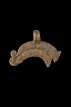 Bronze Chameleon Pendant Amulet - Lobi People (Gan sub Group), Burkina Faso 2