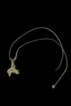 Bronze Chameleon Pendant Amulet - Lobi People (Gan sub Group), Burkina Faso 1