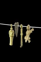 Set of 4 Cast Pendants - West Africa 1