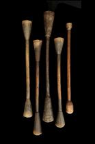 Set of 5 Wooden Pestles - Attie People, Ivory Coast