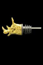 Rhino Pourer with a Gold Color 6