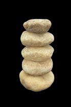 Set of 5 Quartz Disk Currencies - Lome Region, Togo 9
