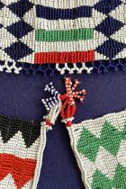 Mounted Assemblage of Old Colorful Beadwork - Zulu People, South Africa (1404) 1