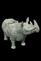 Vintage Bronze Cast Rhinoceros - China 4