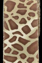 10 Yard Giraffe Print Ribbon Roll 2