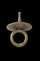 Copper Alloy Ring with Projection - Dogon People, Mali - Sold 4