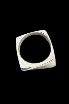 Wave Ring in Sterling Silver - Size 8 1