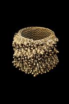 Woven Ring with Swarovski Crystals - Size 7 �-8 1