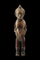Bone Female Tugubele Figure - Senufo People, Ivory Coast
