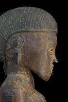 Seated Wooden Female Figure - Senufo People, Ivory Coast 7
