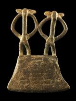 Double-Figured Divination Pendant - Senufo People, Ivory Coast 2