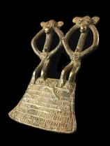 Double-Figured Divination Pendant - Senufo People, Ivory Coast 1