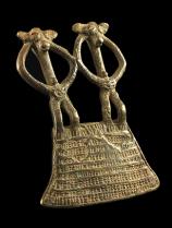 Double-Figured Divination Pendant - Senufo People, Ivory Coast 3