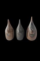 Set of 3 Snuff Containers - Kuba People, D.R. Congo 4