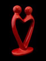 'Lovers Heart' - Red Soapstone, Kenya 2