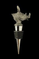 Rhino Stopper with an Antique Silver Color 1