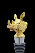 Rhino Stopper with a Gold Color 2
