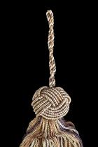 Set of 3 Golden Colored Decorative Tassels 2