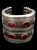 'Bilezek' Cuff (#6) - Tekke people, Turkmenistan (Central Asia) - Sold 1