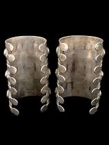 Pair of 'Bilezek' Cuffs - Tekke people, Turkmenistan (Central Asia) - Sold 4