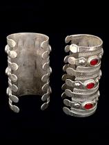 Pair of 'Bilezek' Cuffs - Tekke people, Turkmenistan (Central Asia) - Sold 3