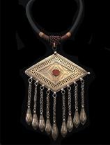 Robe Closure Pendant - Tekke people, Turkmenistan (Central Asia)