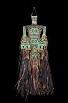 Leather and Pigment Sun Shade - Tuareg People, Niger