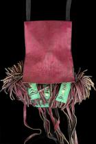 Leather Passport Bag - Tuareg People, nomads of the south Sahara - Sold 3