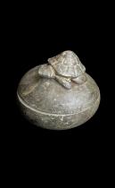 Carved Stone Box with Turtle on Top - Zimbabwe 1