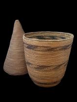 Tutsi Basket 'Agaseki' (B) - Tutsi People, Rwanda (MW52) - Sold 1
