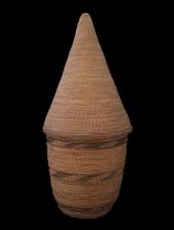 Tutsi Basket 'Agaseki' (B) - Tutsi People, Rwanda (MW52) - Sold