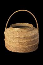 Natural Palm Fiber Basket - Yaka People, D.R. Congo - Sold 4