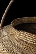 Natural Palm Fiber Basket - Yaka People, D.R. Congo - Sold 5