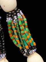 Yoruba beaded divination necklace - Nigeria - SOLD 13